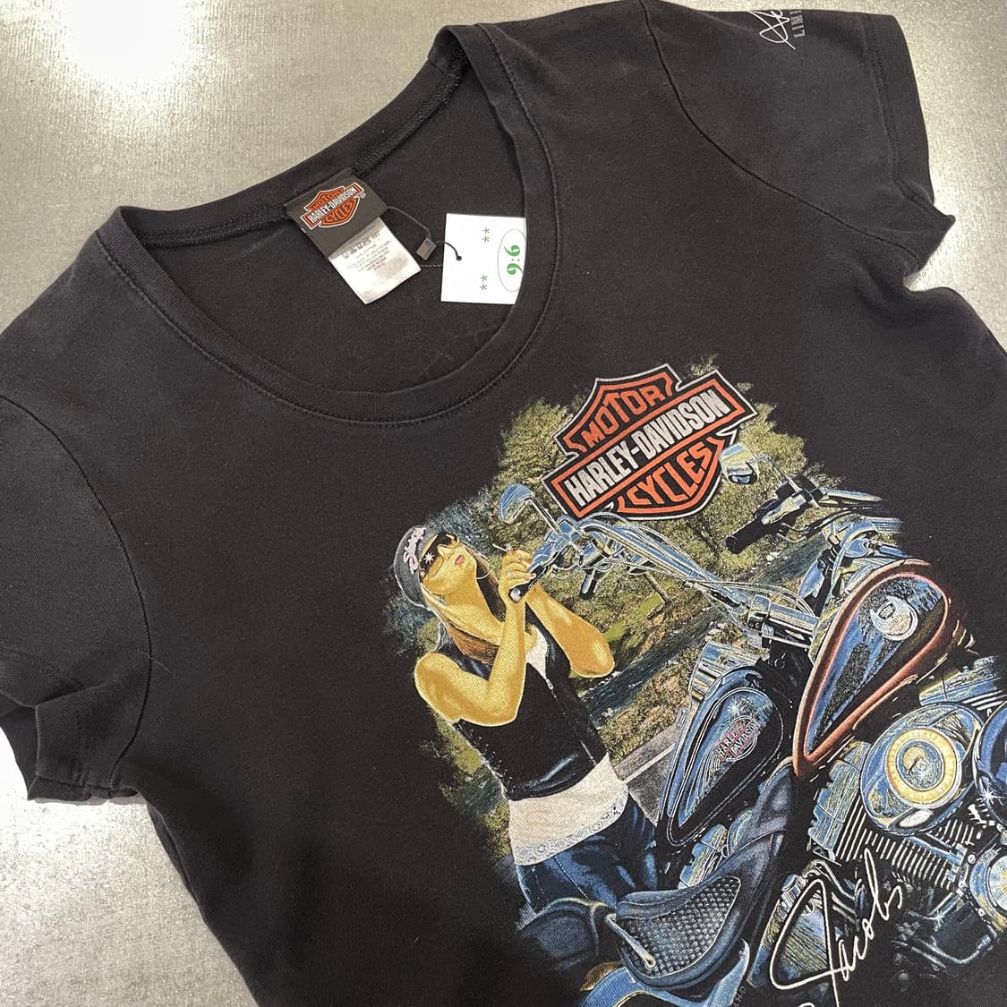 (L) Harley Davidson 할리 프린팅 반팔   상품이미지7