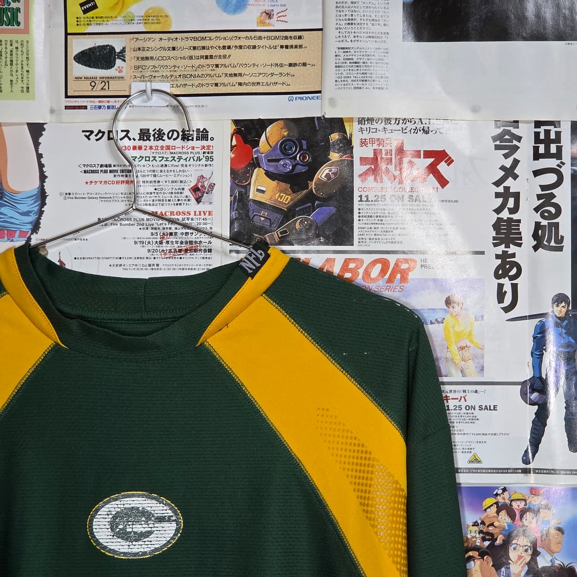 NFL 그린베이 페커스 배색 롱슬리브 상품이미지3