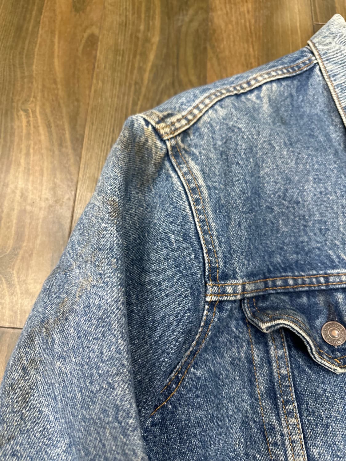 90s 리바이스 usa 70506-0316 데님 트러커 100사이즈 상품이미지6