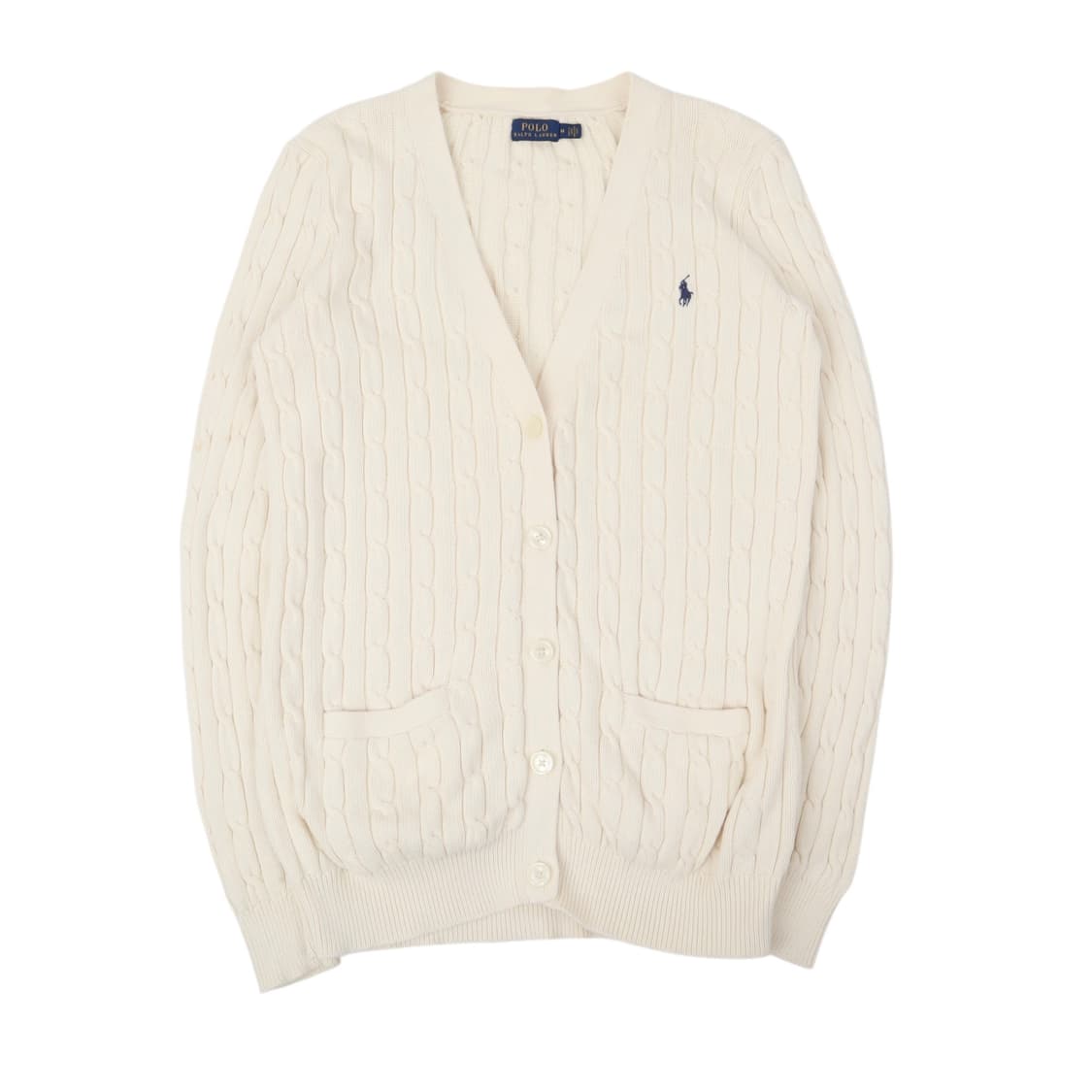 폴로 랄프로렌 아이보리 케이블 니트 가디건 상품이미지1