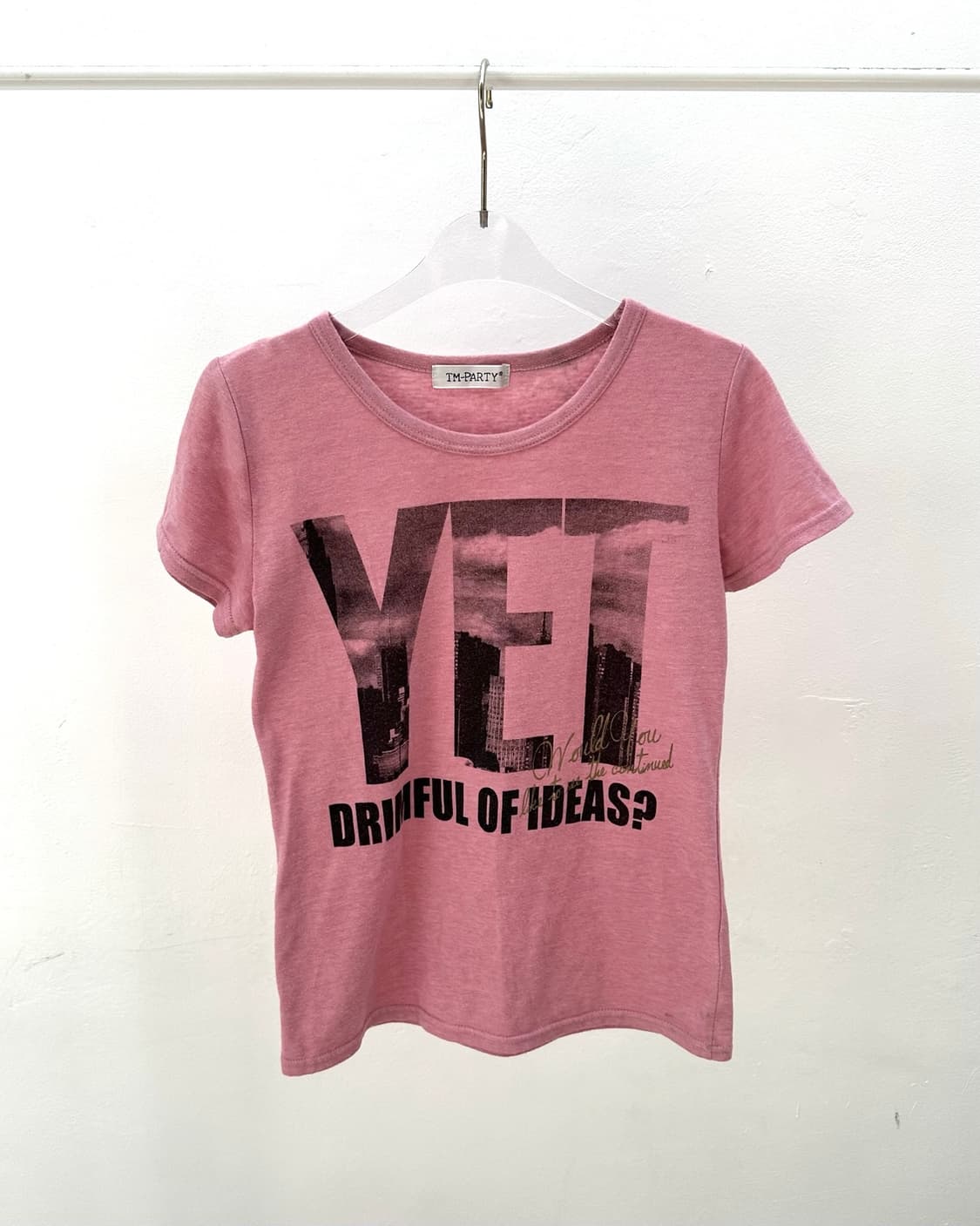 Pink lettering short sleeve 상품이미지2