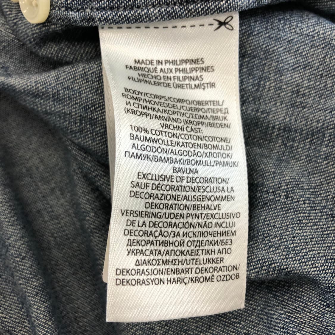 폴로 랄프로렌 [QR백화점판] 클래식핏 샴브레이셔츠 M 상품이미지7