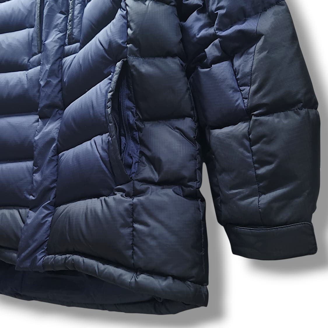 [L/100] 컬럼비아 네이비 옴니윈드 블럭 덕 다운 패딩 상품이미지6