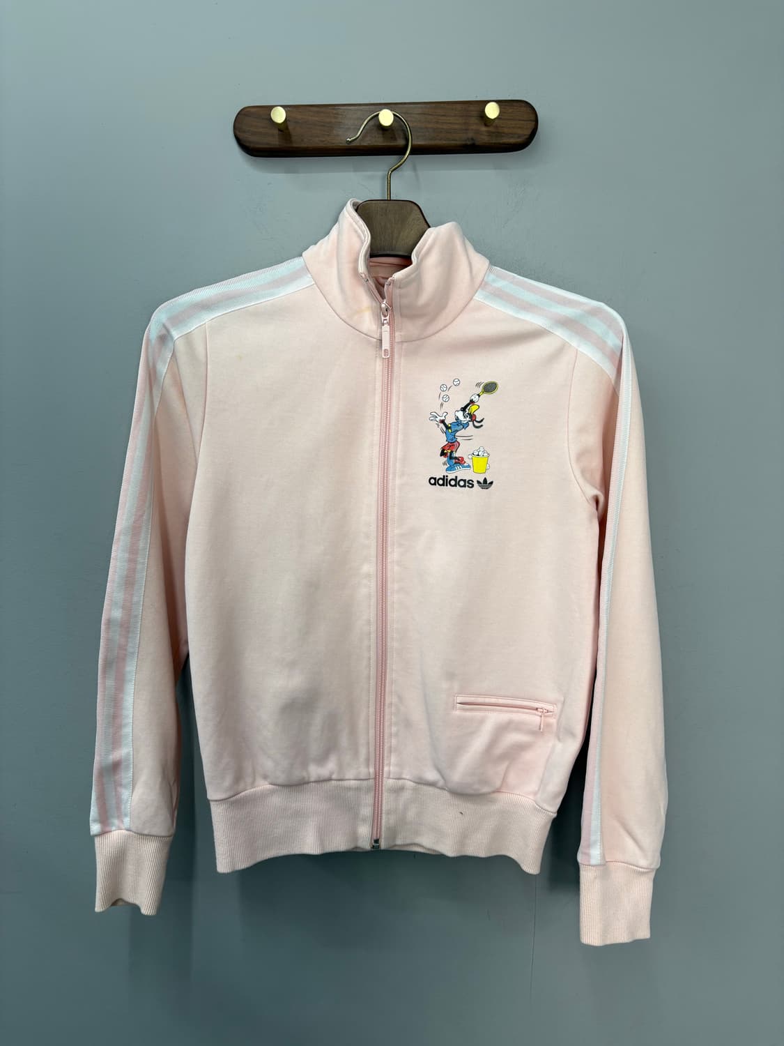 아디다스 디즈니 구피 연핑크 트랙탑져지 A3035 상품이미지2