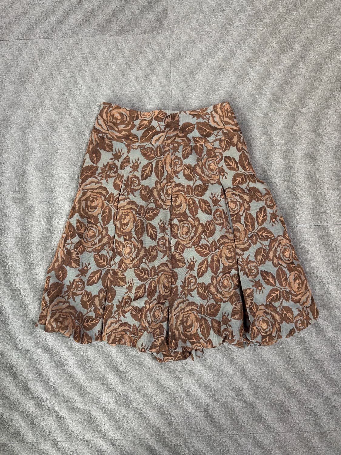 빈티지 플라워 자카드 벌룬 핏 스커트 상품이미지5