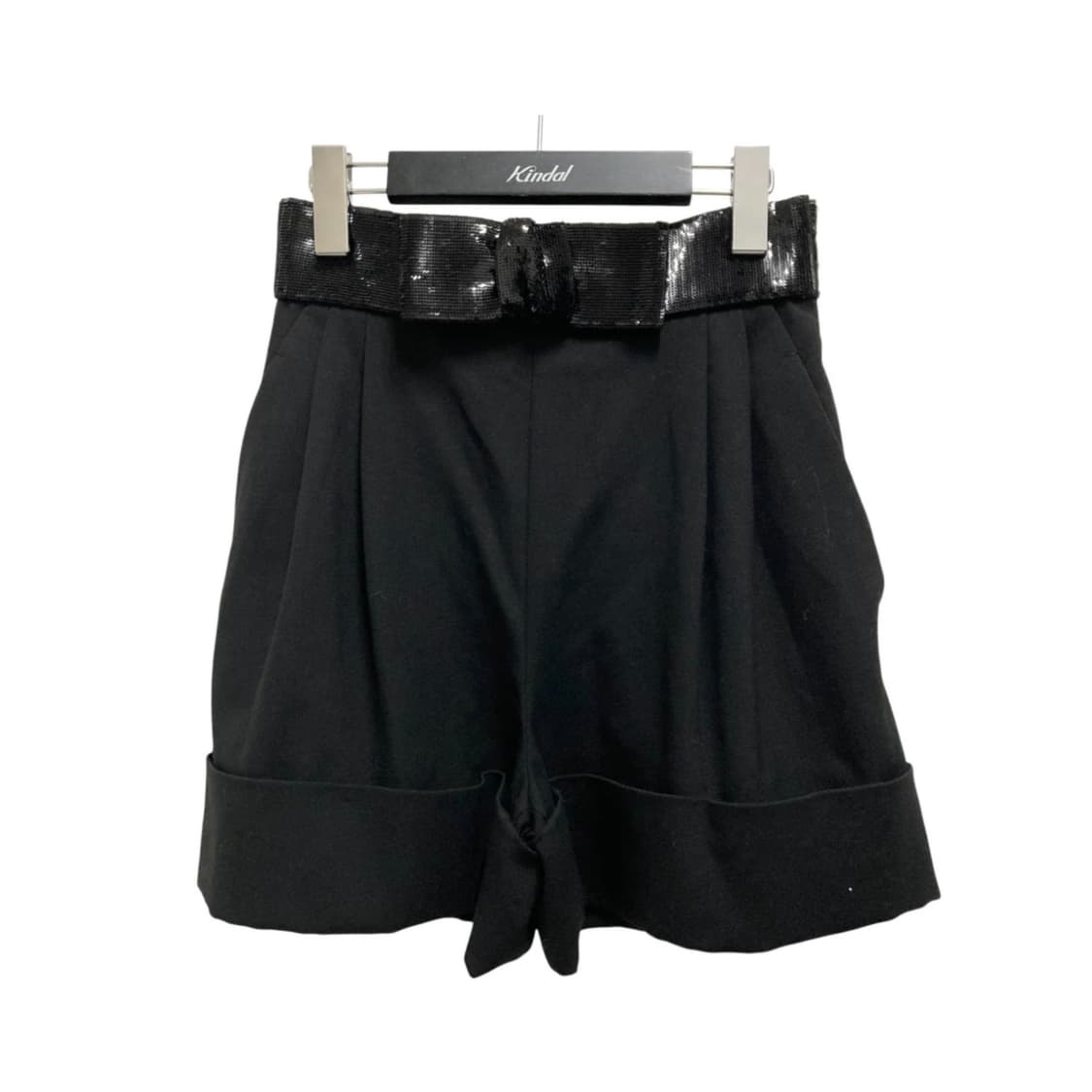 스팽글 리본 울 쇼츠 반바지 38 상품이미지1