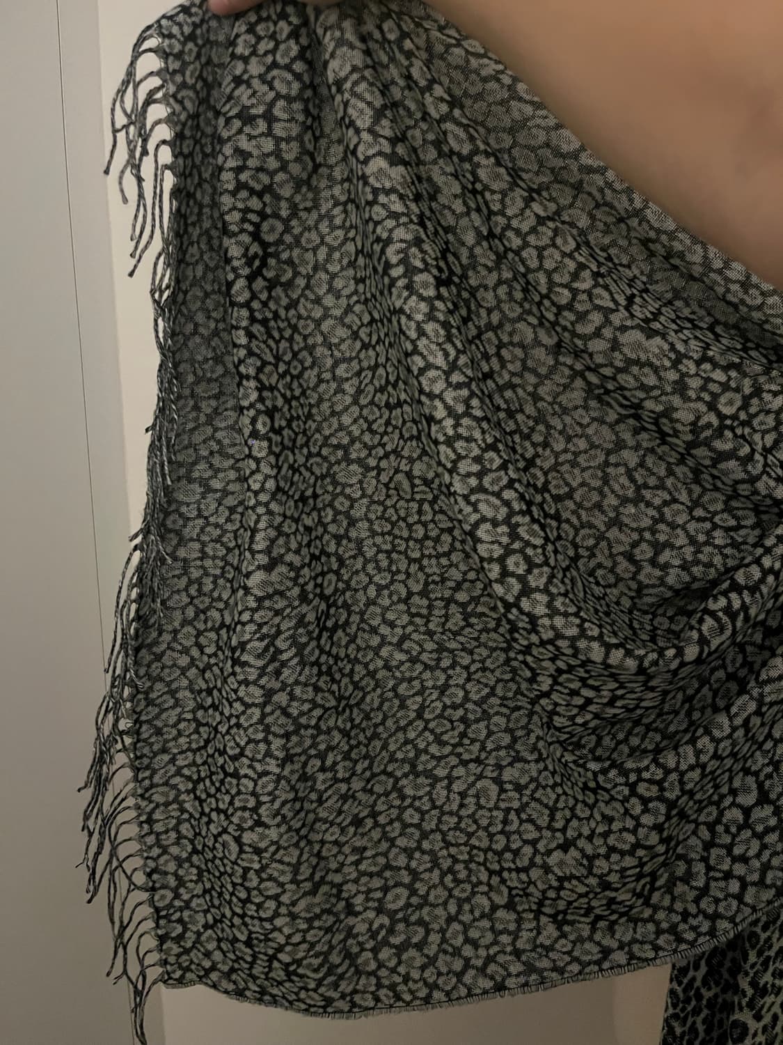 Japanese vintage leopard print scarf 상품이미지6