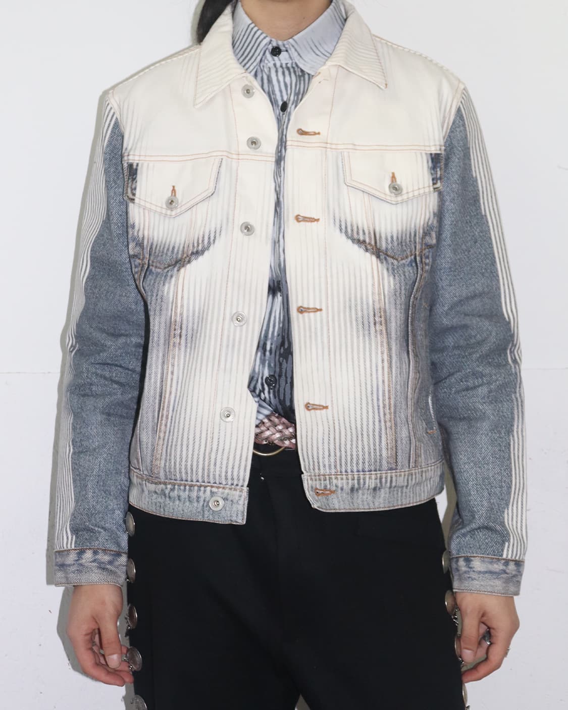 장 폴 고티에 x 와이 프로젝트 22AW 바디 트롱프뢰유 데님 자켓 상품이미지2