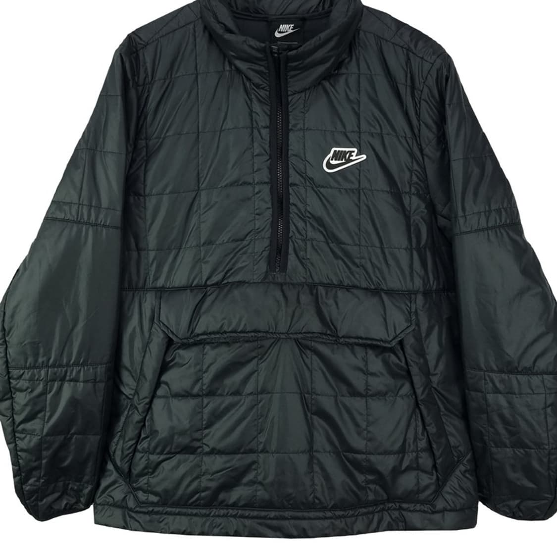 [나이키] 로고 패치 하프집업 아노락 경량 패딩 블랙 M18154 상품이미지5
