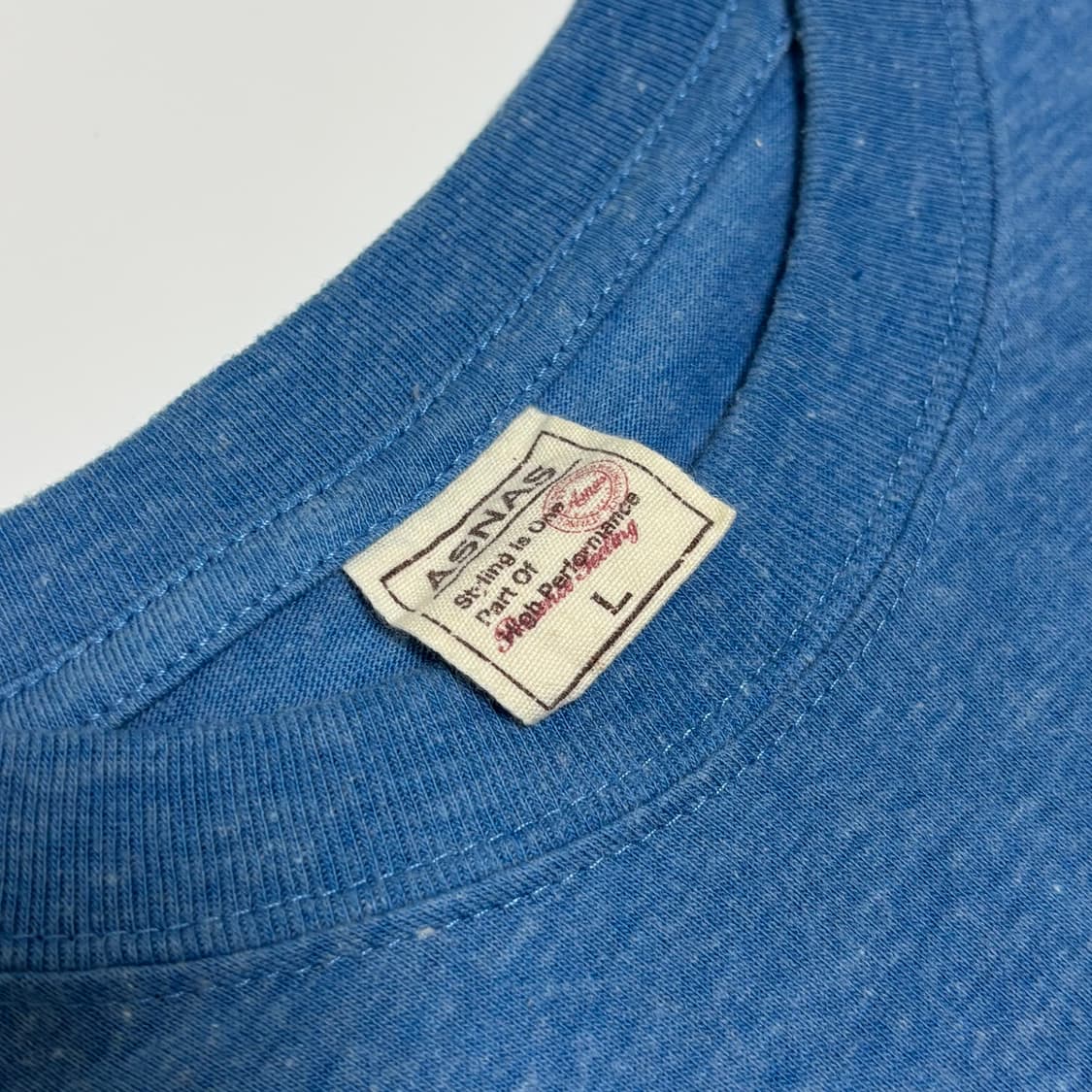 NYC 시티 타이포그래피 네이비 헤더 반팔 티셔츠 상품이미지3