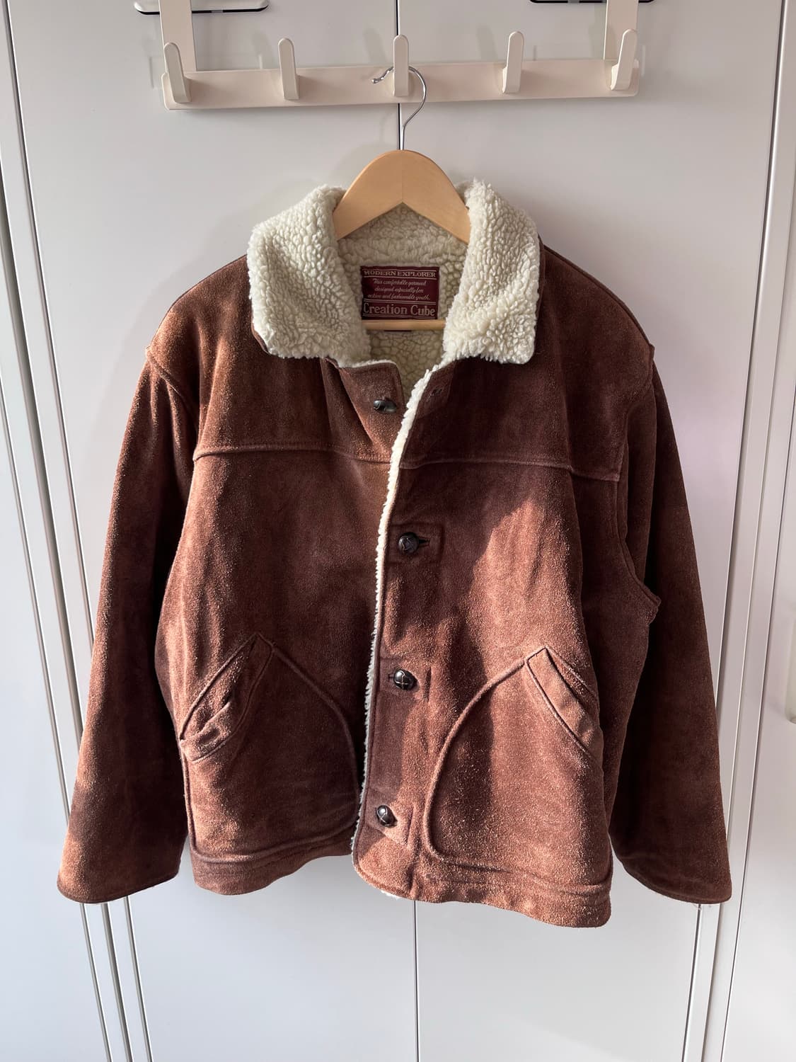 빈티지 리얼 소가죽 스웨이드 무스탕 상품이미지9