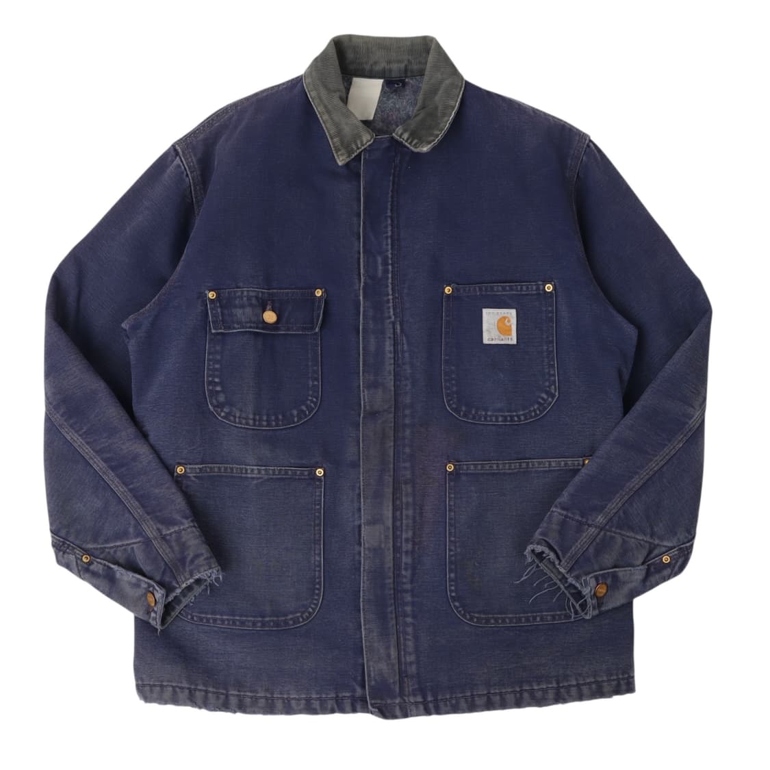 칼하트 100주년 블랭킷라이닝 네이비 초어 코트 자켓 상품이미지1