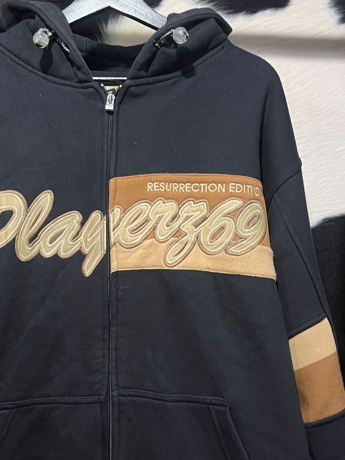 Playerz 69 프린팅 후드집업 상품이미지3