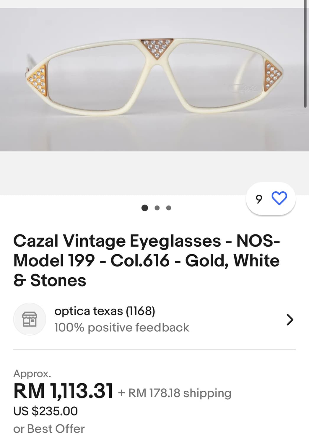 카잘 CAZAL 199 COL 616 빈티지 안경 상품이미지4