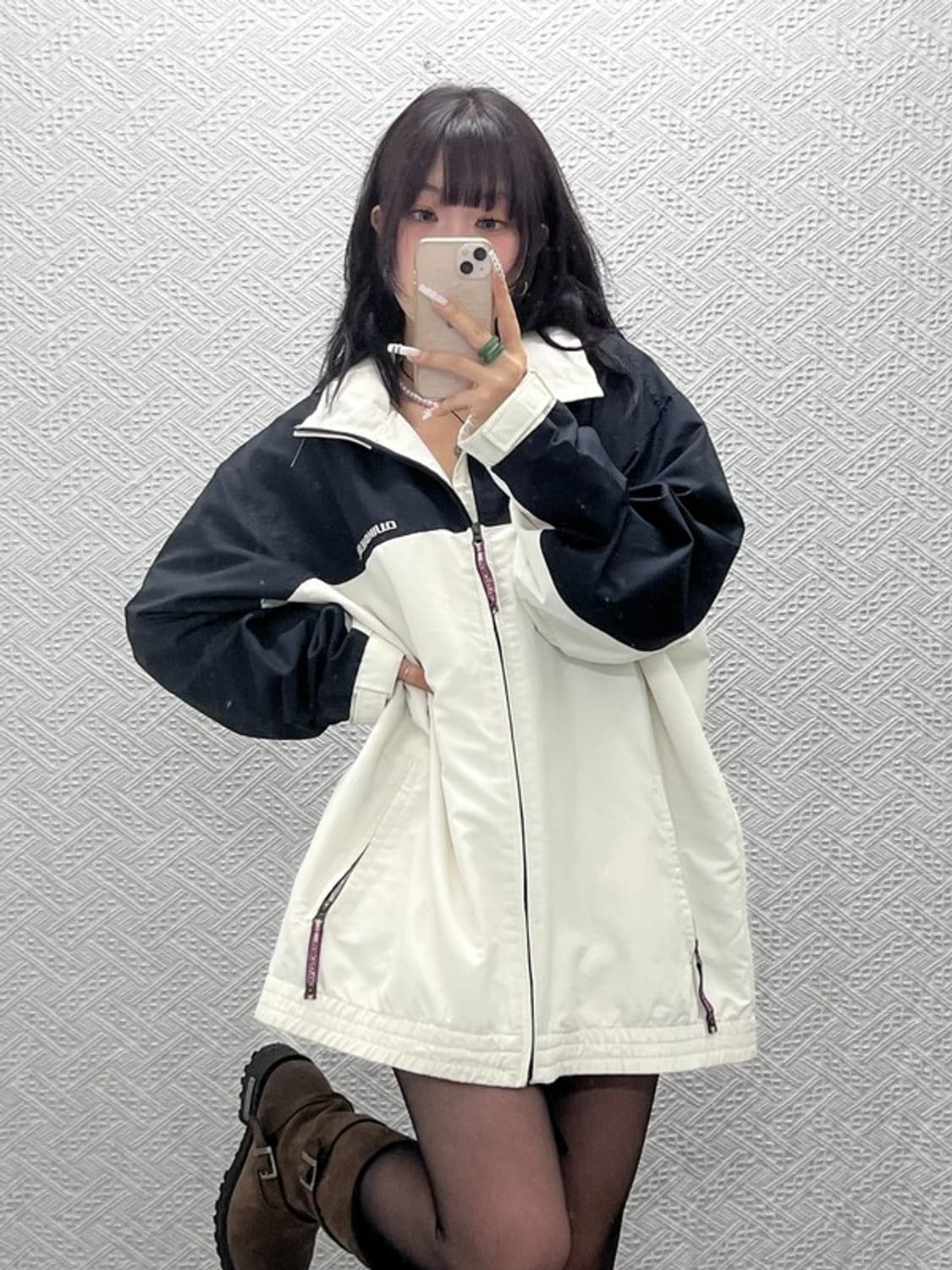 퀵실버 캐주얼 빈티지 보딩 오버핏 바람막이 자켓 XL C10937 상품이미지1