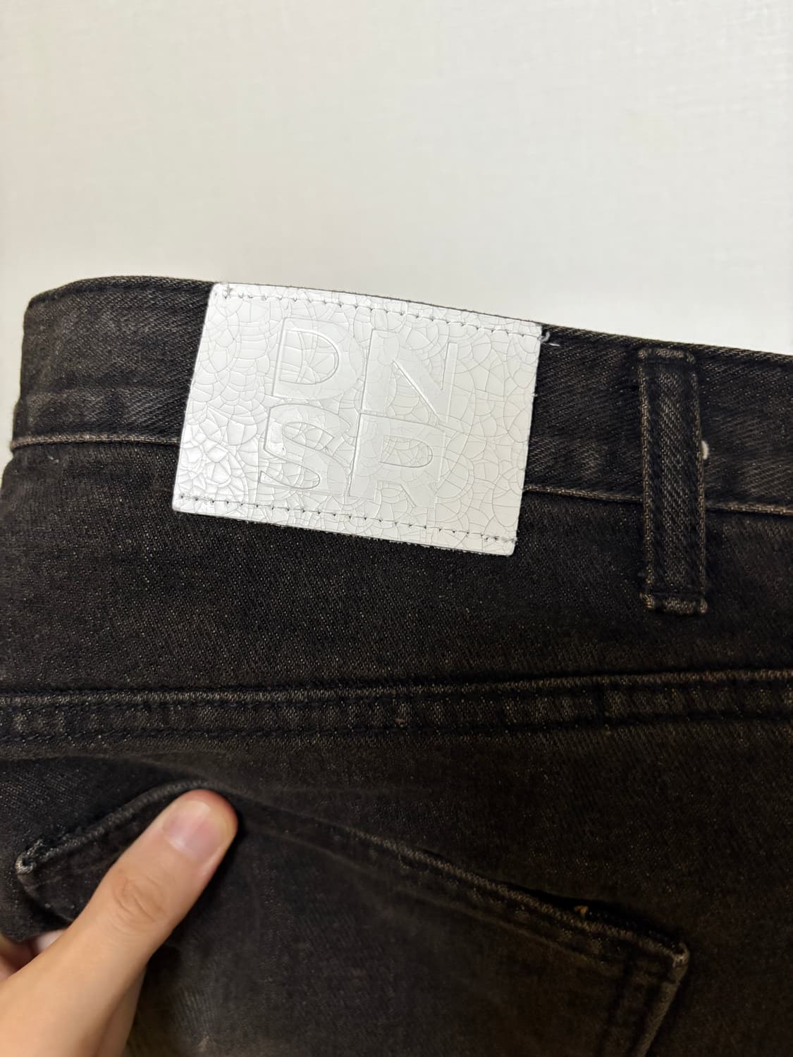 디앤에스알 어썸 배기 데님 팬츠 블랙 L 상품이미지3