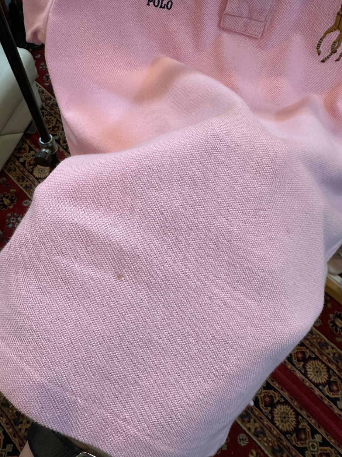 폴로 랄프로렌 빅포니 반팔 카라티 핑크 상품이미지6