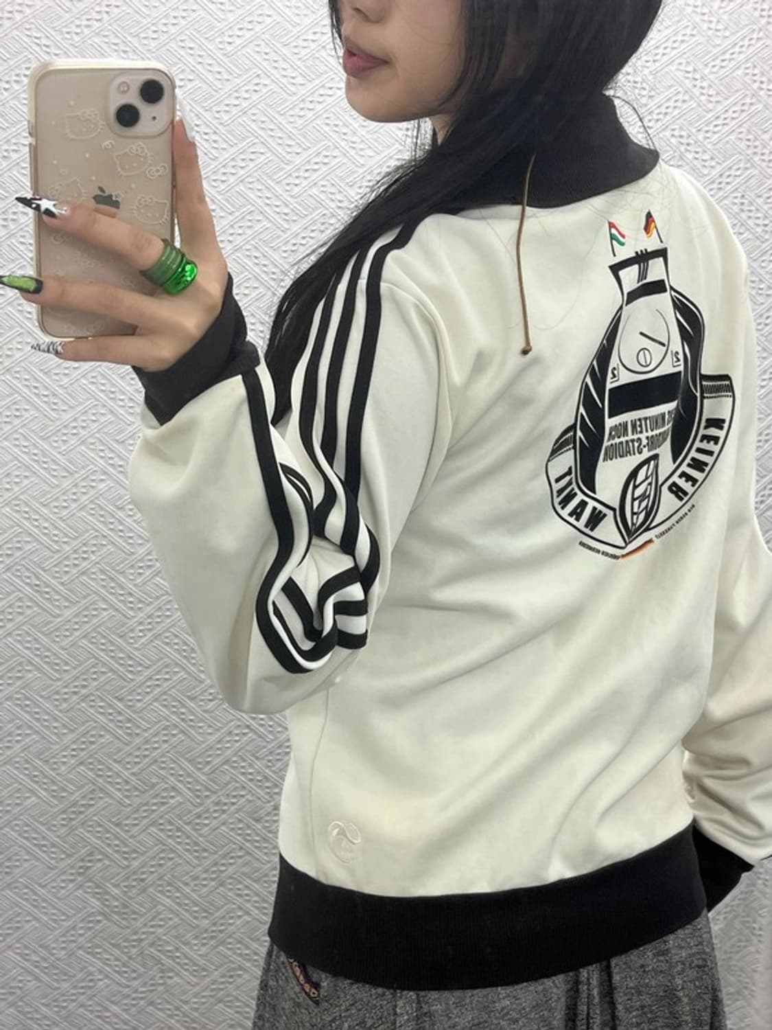 아디다스 유로 2008 독일 화이트크림 져지 집업 95 C08522 상품이미지1