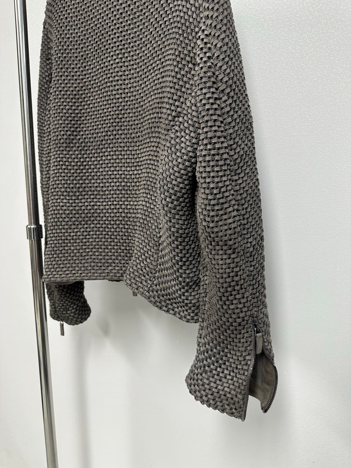 엠프리오 알마니 레더 텍스처 집업 자켓 상품이미지6