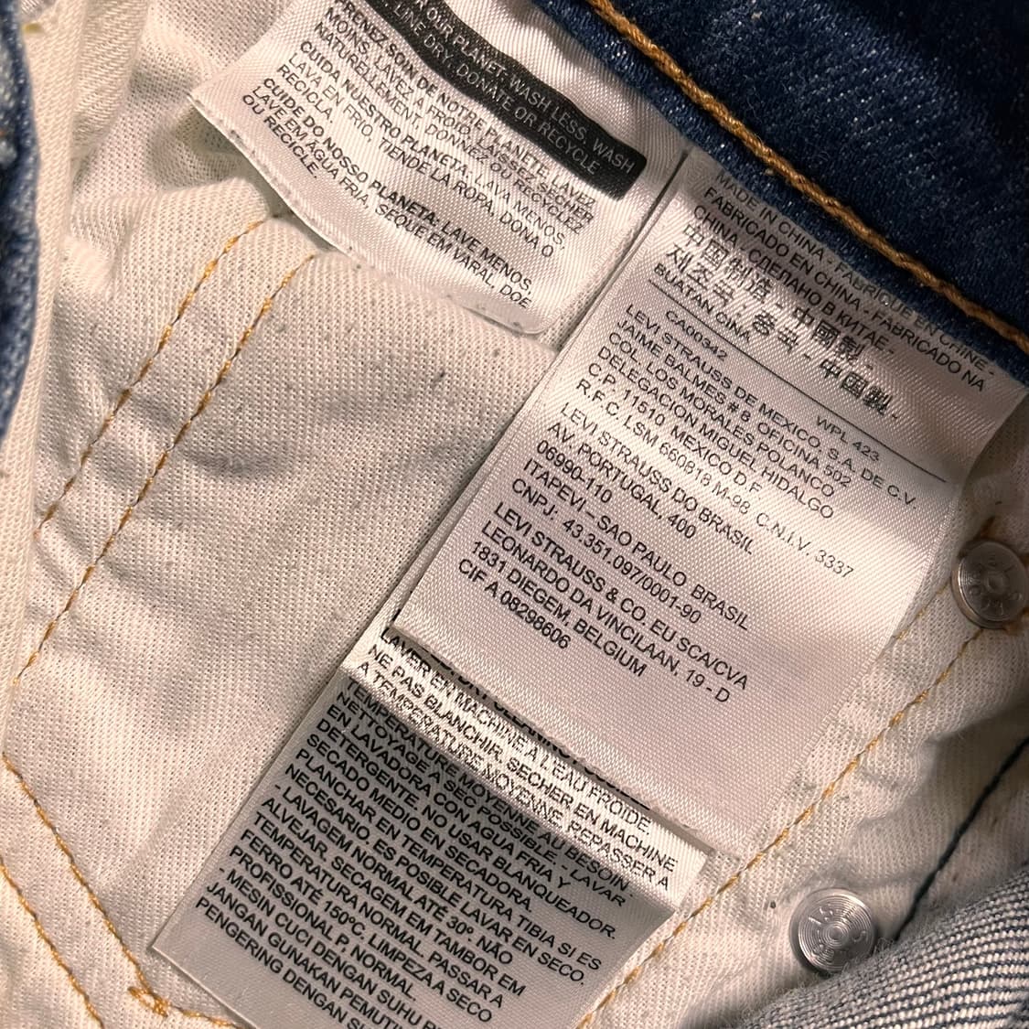 리바이스 511 데님팬츠 W32 L34 상품이미지5