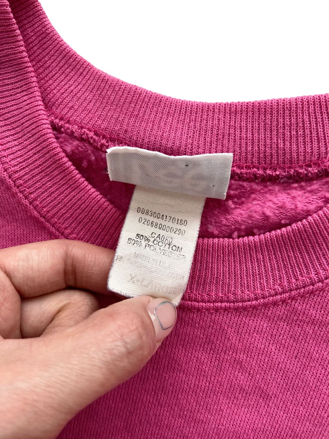 8-90's 리 50/50 블랭크 스웻셔츠 상품이미지7