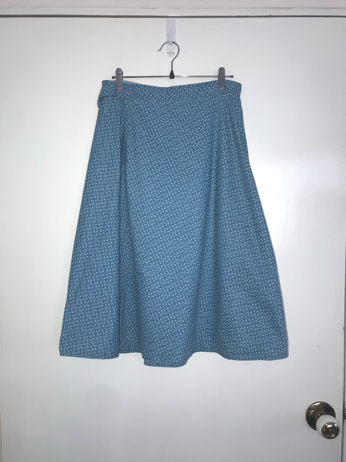 Flower Pattern Reversible Wrap Skirt 상품이미지4