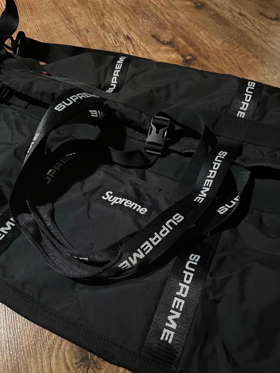 [OS] 슈프림 라지 하울 토트백 블랙 새상품 상품이미지5