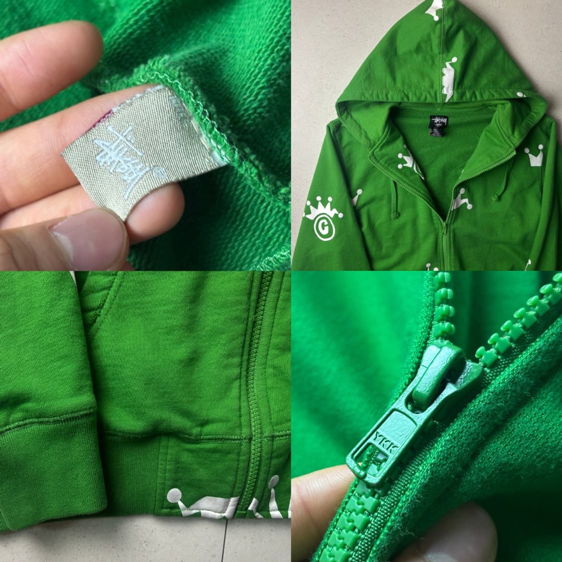 스투시 크라운 후드집업 상품이미지3