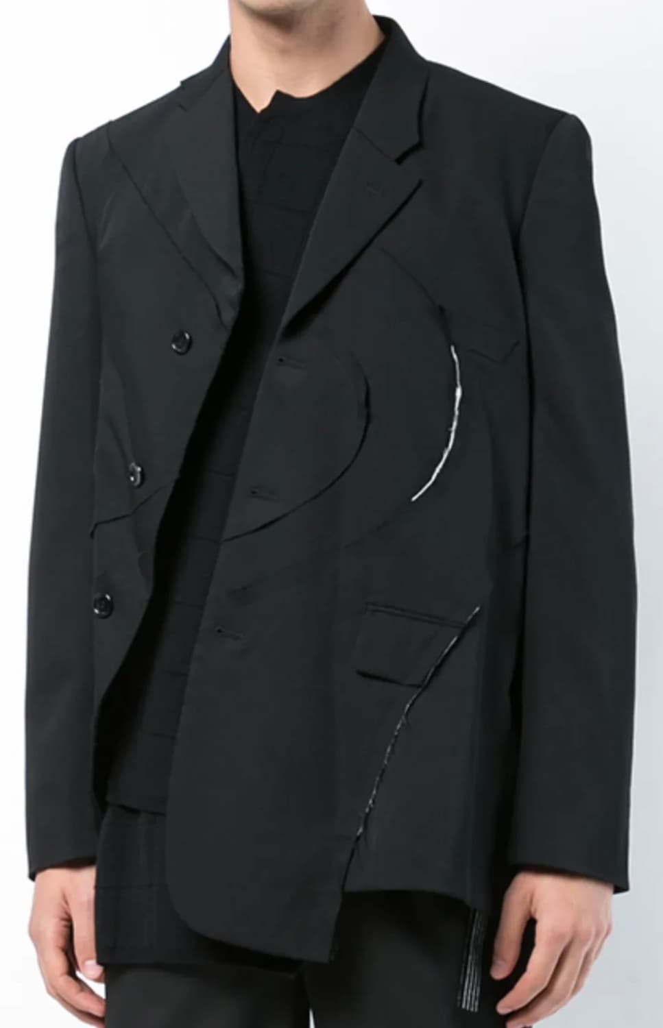 2018AW 꼼데 가르송 옴므 플러스 디컨스트럭트 블레이저 상품이미지2