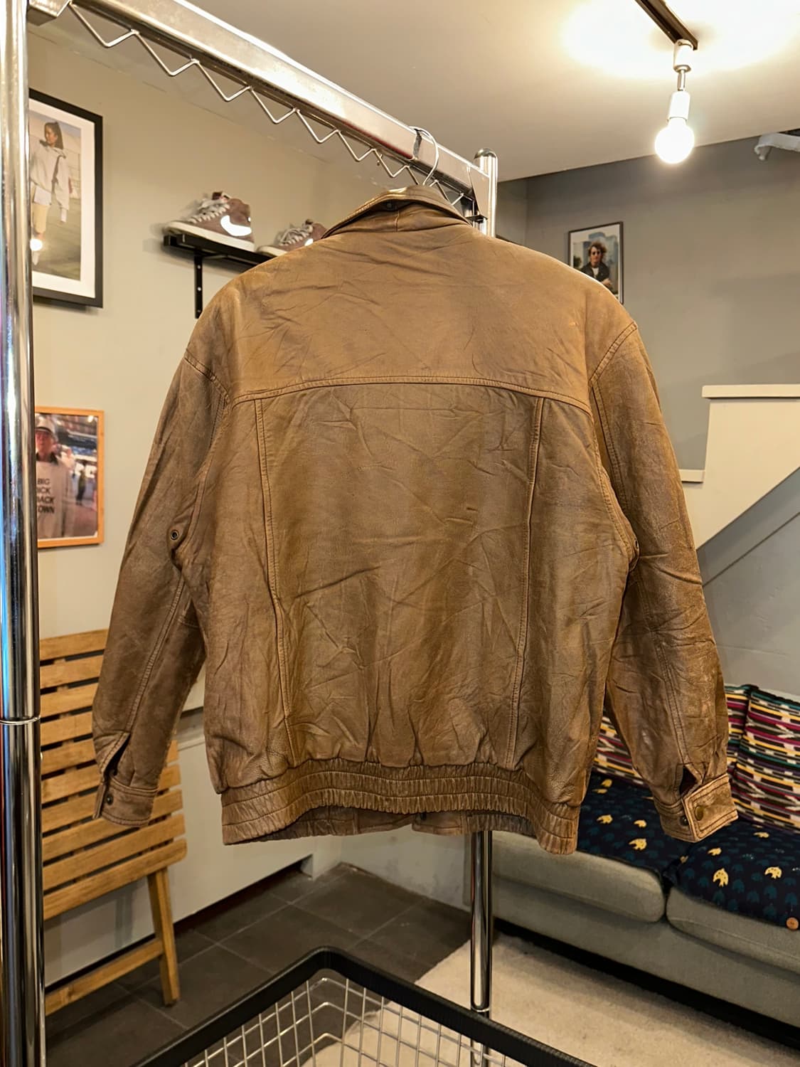 90’s Japanese shell-leather lining fur  상품이미지8