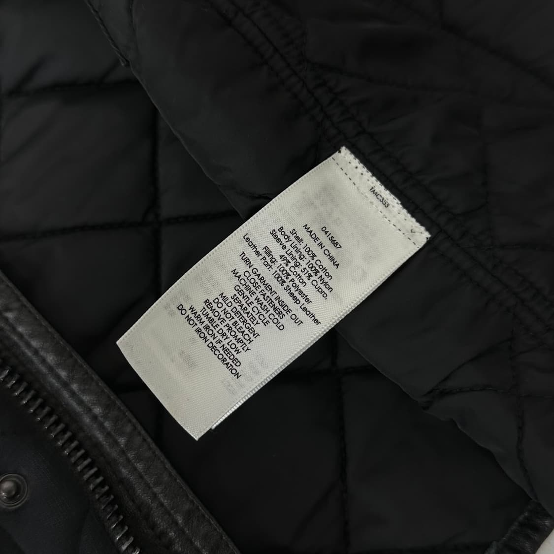 폴로 쉽스킨 양가죽 디테일 퀼팅 자켓 상품이미지10