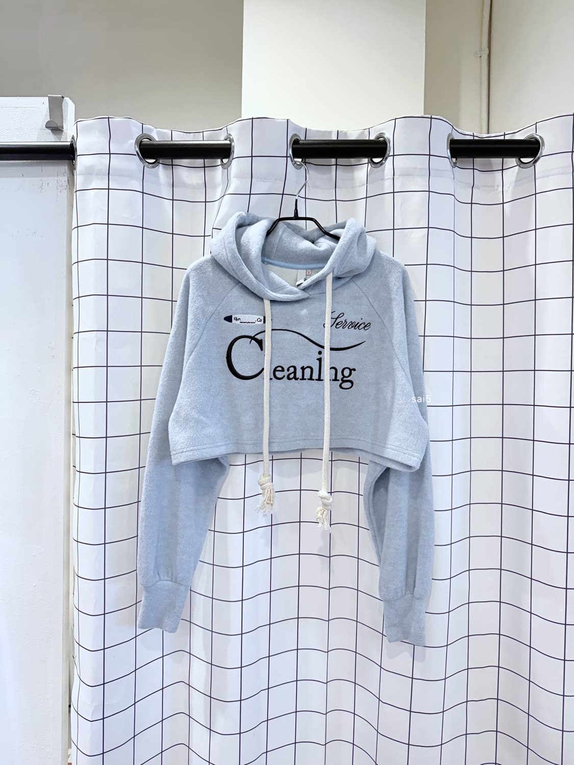 기준 플리스 크롭 후드티  상품이미지1