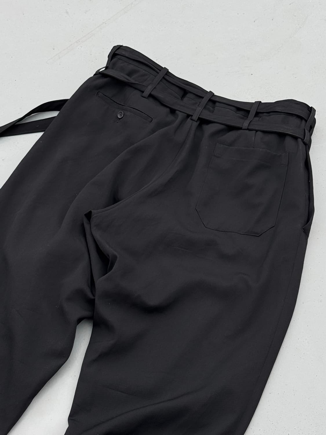 YYPH Double Layered Belted Wool Trousers 상품이미지5