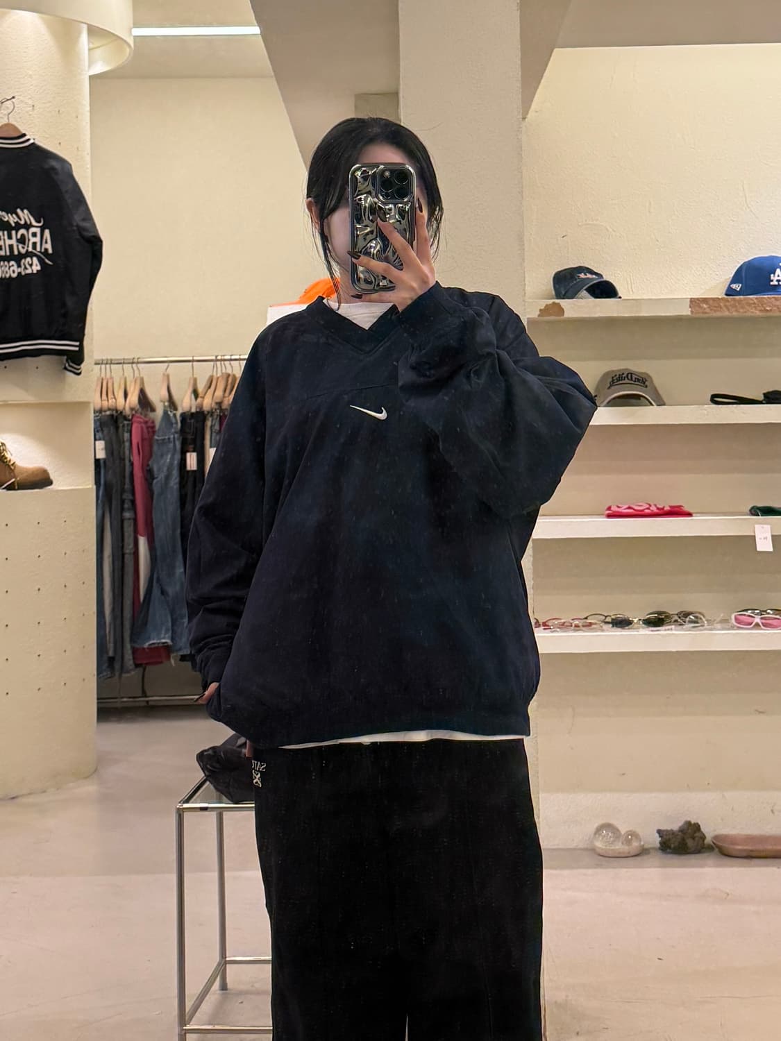 나이키 빈티지 올드스쿨 웜업 바람막이 U1277 상품이미지1