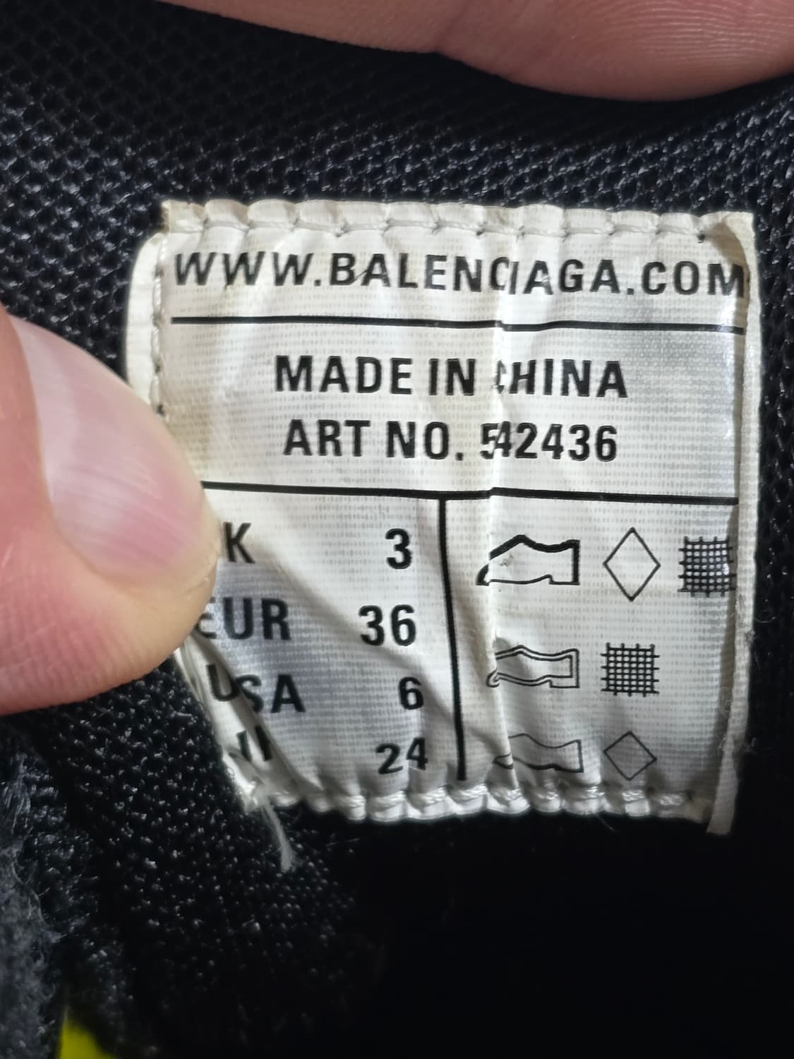 (정품) 발렌시아가 트랙슈즈 36 (명품 여자 신발 스니커즈) 상품이미지8