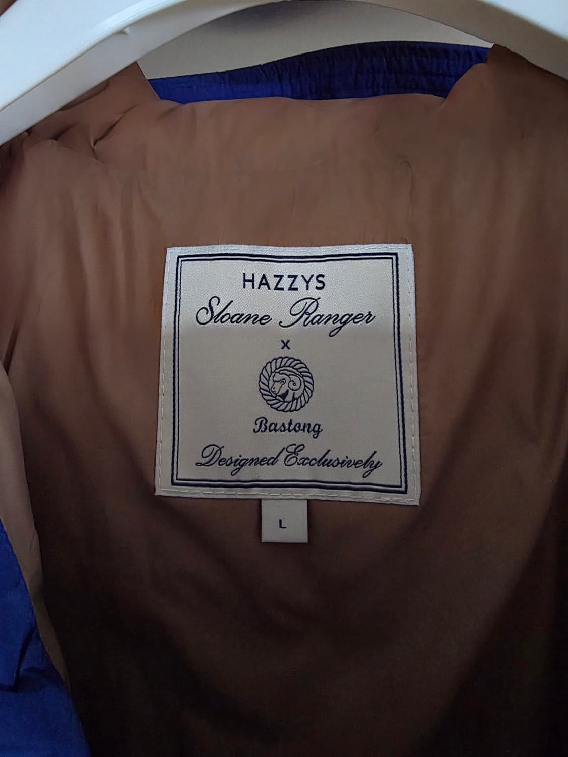 헤지스 바스통 블루 레트로 헤비 다운 파카 패딩 사이즈 L 103정도 실 상품이미지5