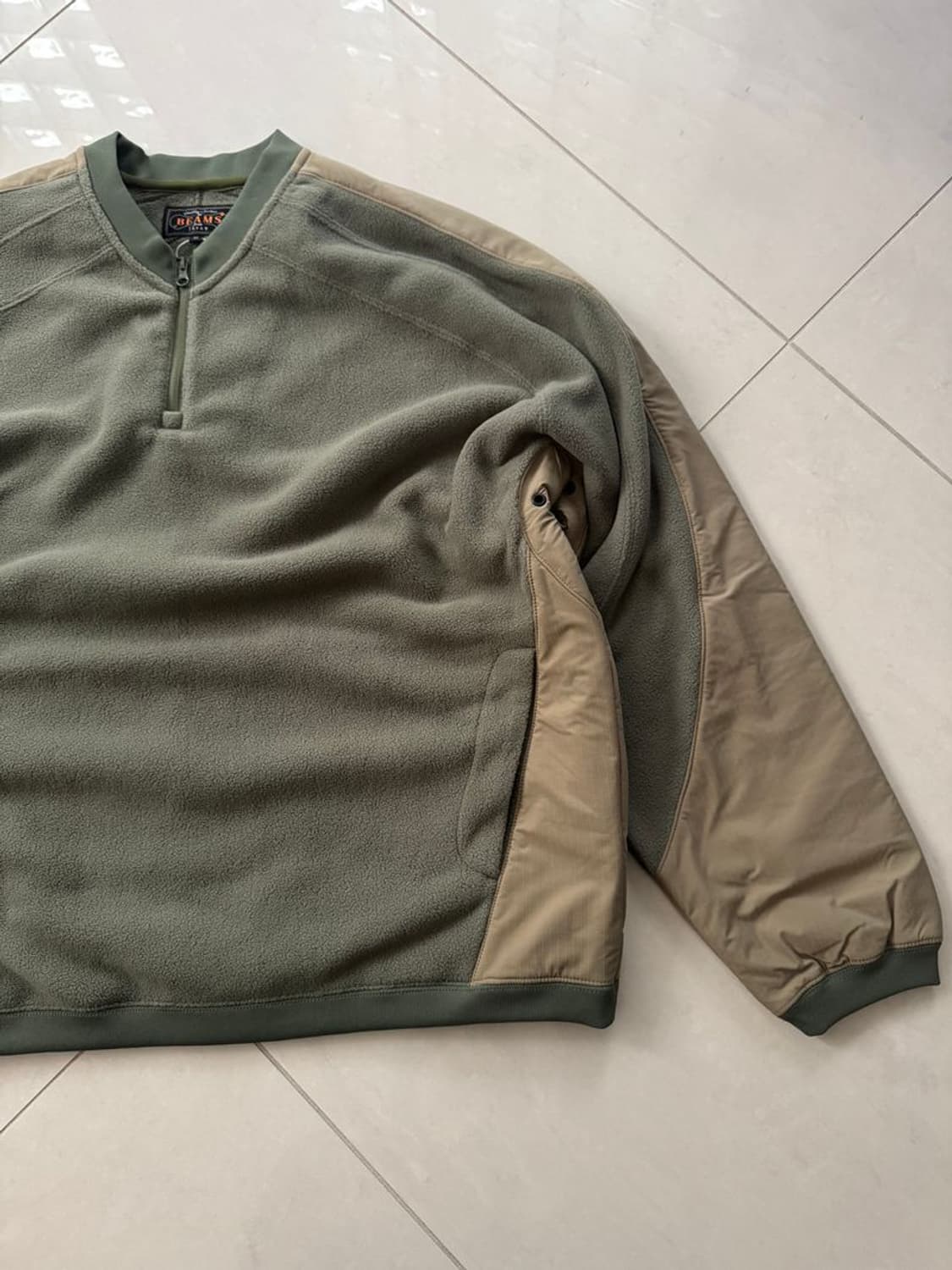 ATHLETIC HALF MIL 운동용 하프 집업 플리스 상품이미지2