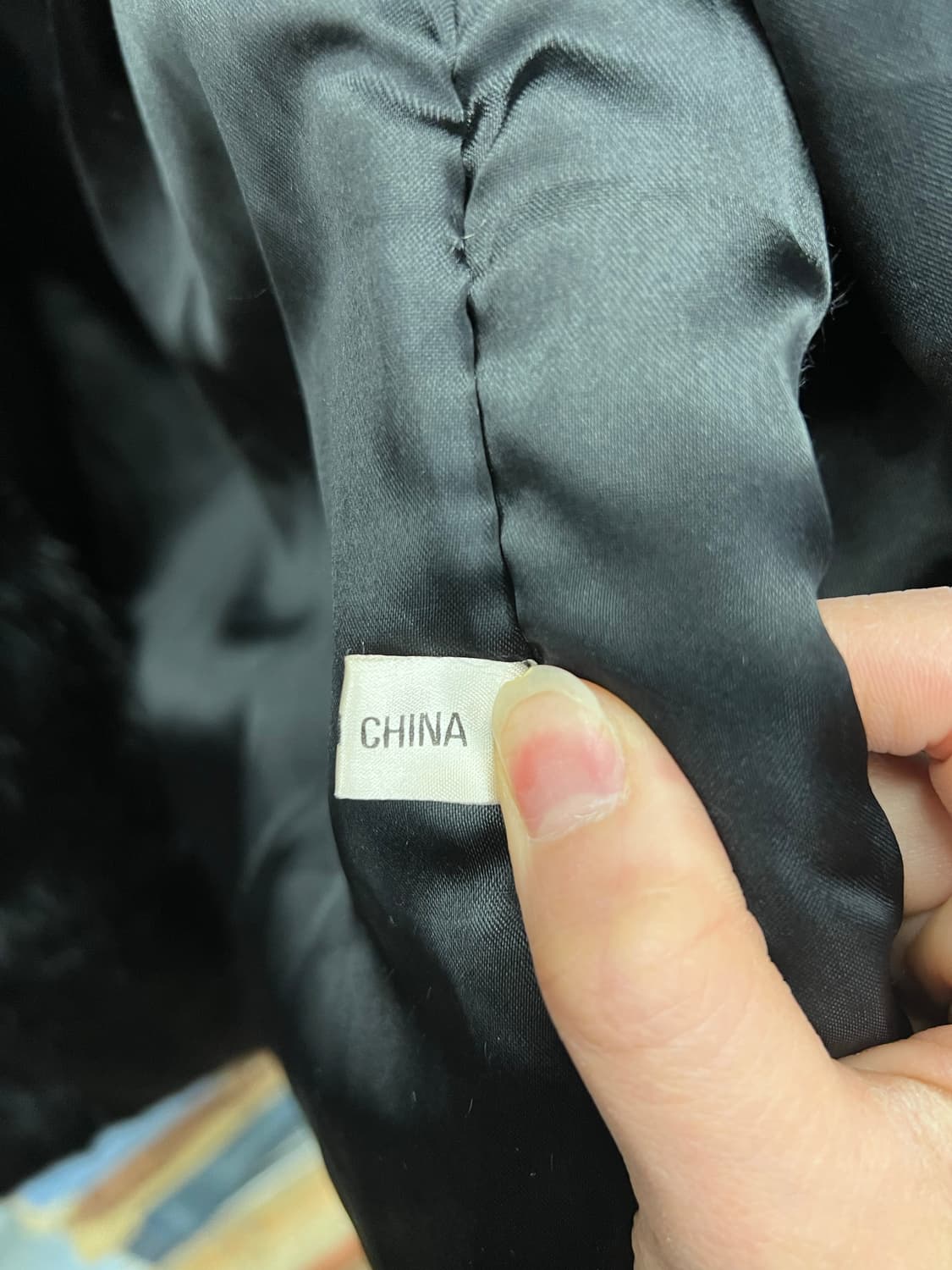 Vintage Black Fur Jacket   상품이미지5