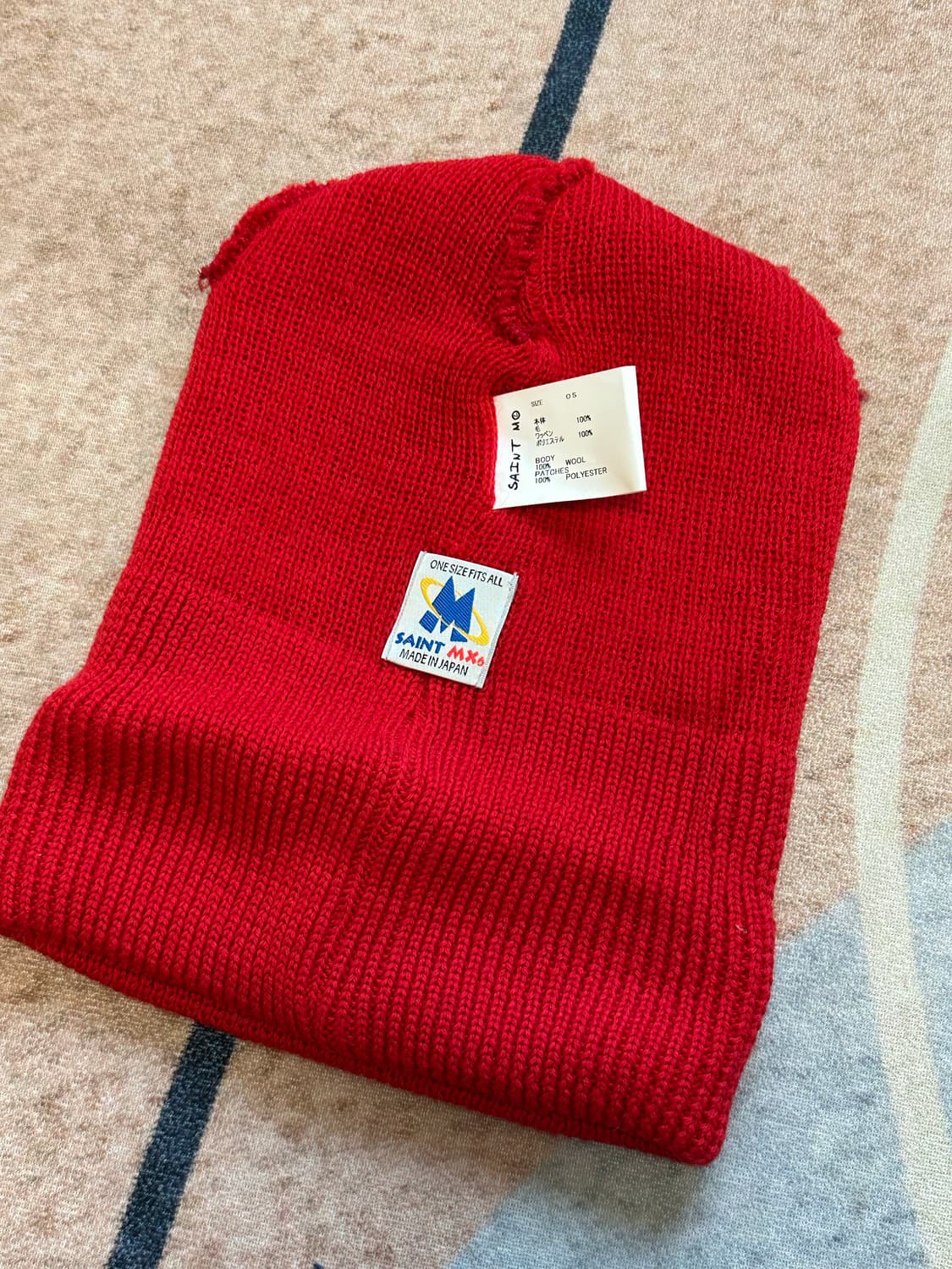세인트 미카엘(Saint Mxxxxxx) 23aw 비니 레드 상품이미지3
