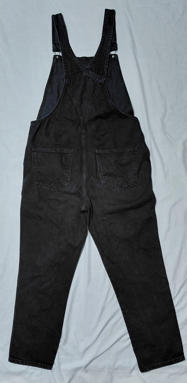 [Topshop] 모토(MOTO) 블랙 데님 오버롤 멜빵바지 (UK12) 상품이미지5