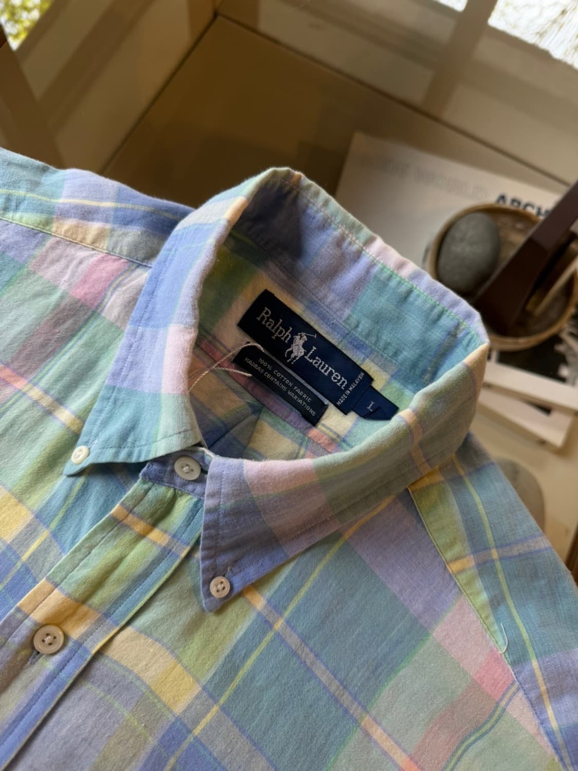 폴로 랄프로렌 마드라스 셔츠 105 상품이미지7