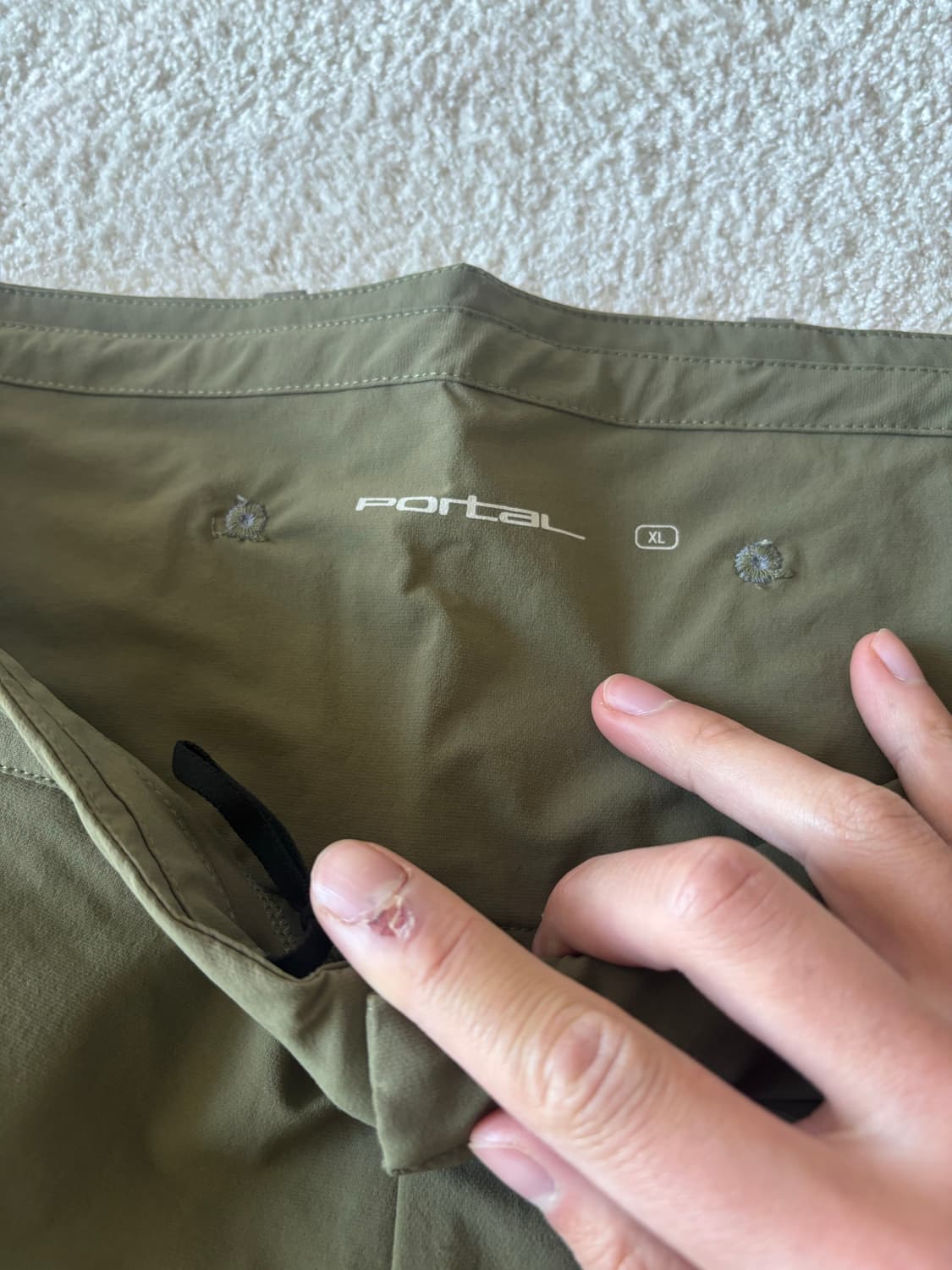 (새상품)[xl] portal traka pants olive 상품이미지4