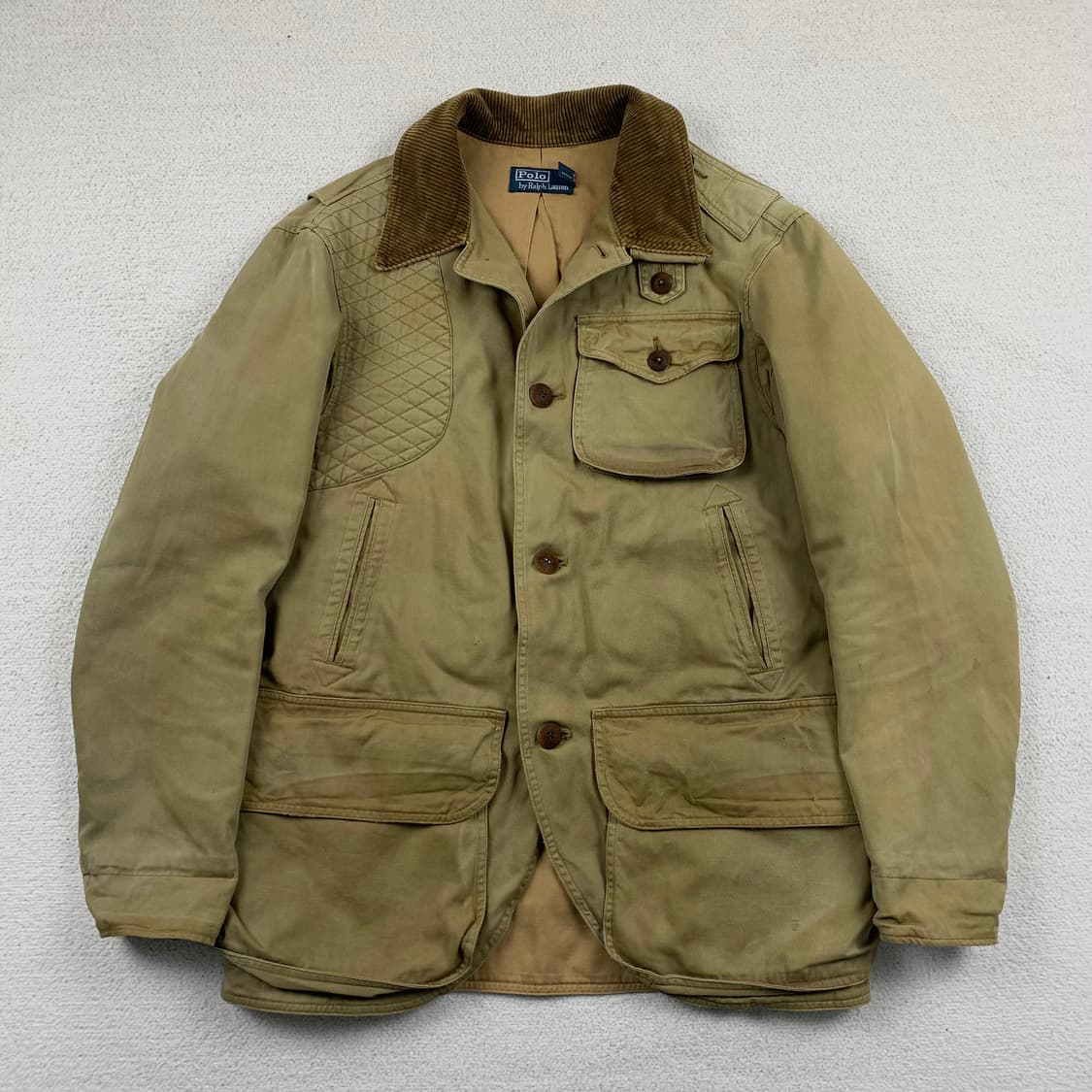 폴로 랄프로렌 코듀로이 카라 헌팅 자켓 베이지 상품이미지1