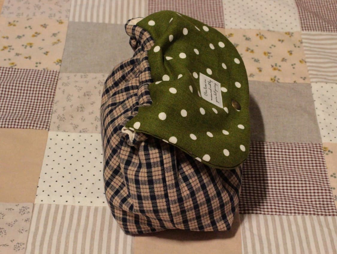 핸드메이드 키링 도트 밴딩 파우치 상품이미지7