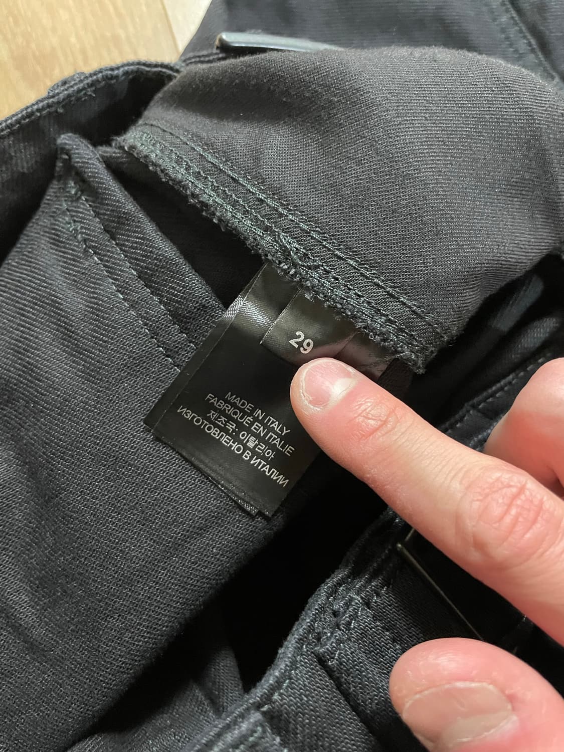 (29) 23FW 베트멍 멀티 포켓 카고 팬츠 블랙 상품이미지10