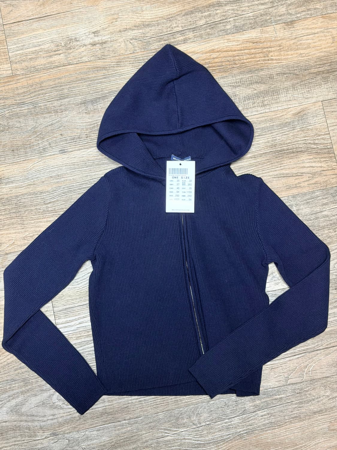 브랜디멜빌 니트 후드집업 상품이미지1