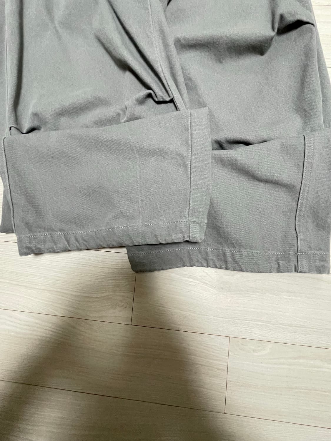 해칭룸 스노우진 워시드 그레이 1사이즈 상품이미지5