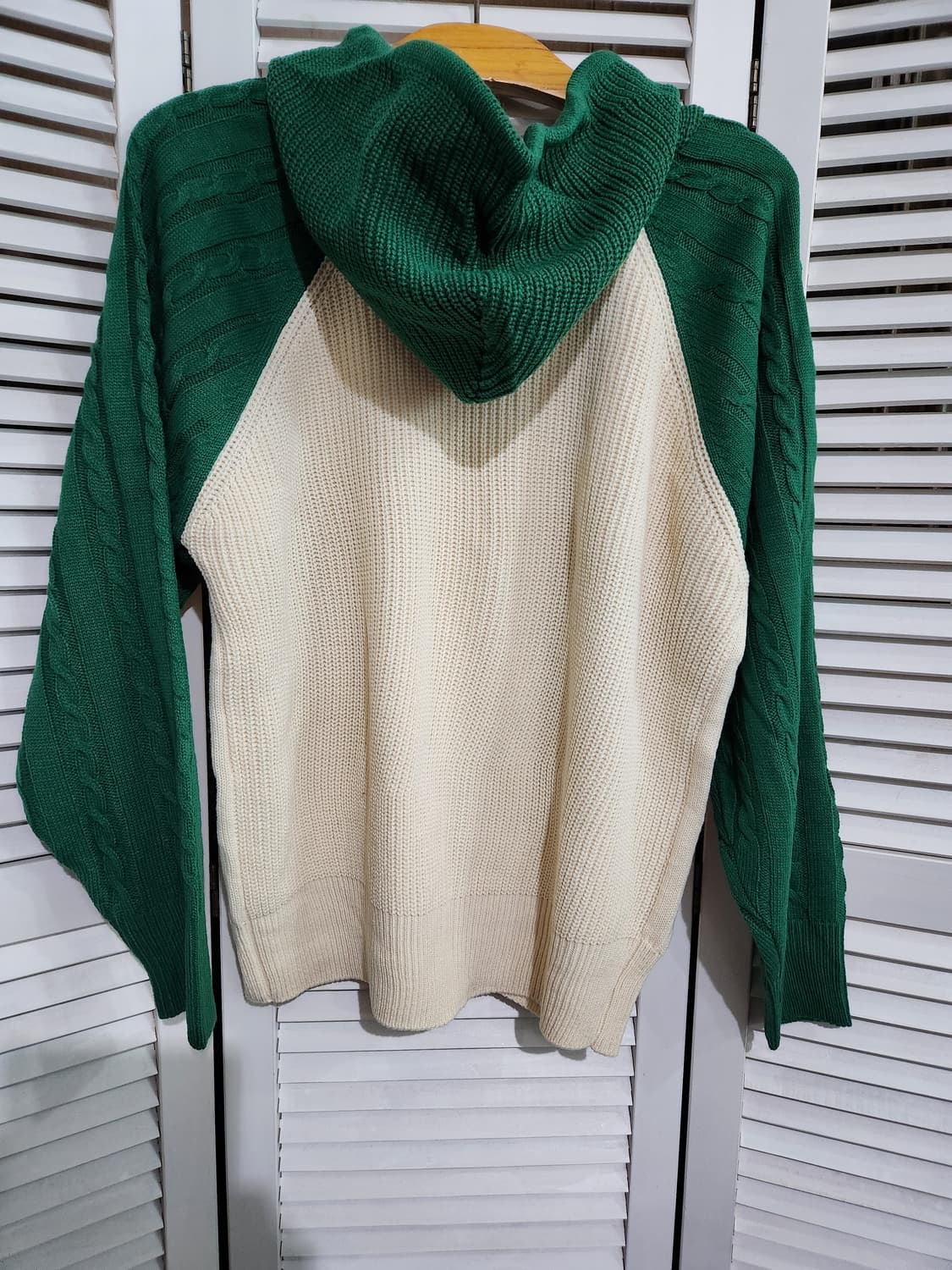 VOOSHOP 니트 후드 집업 상품이미지2