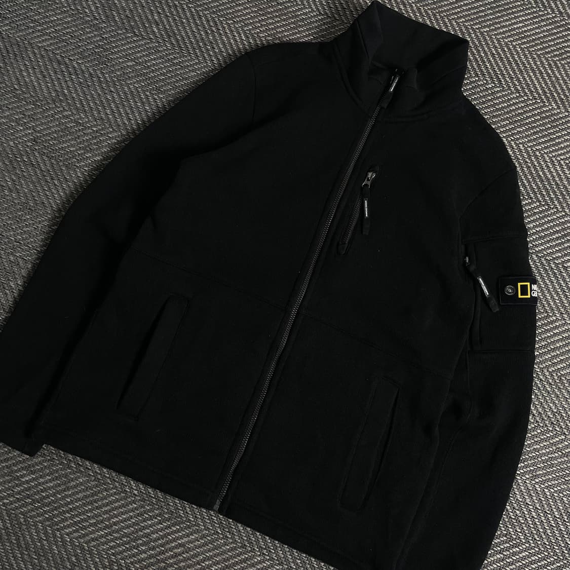 네셔널지오그래픽 와펜 니트 집업 자켓 y 3723 상품이미지1