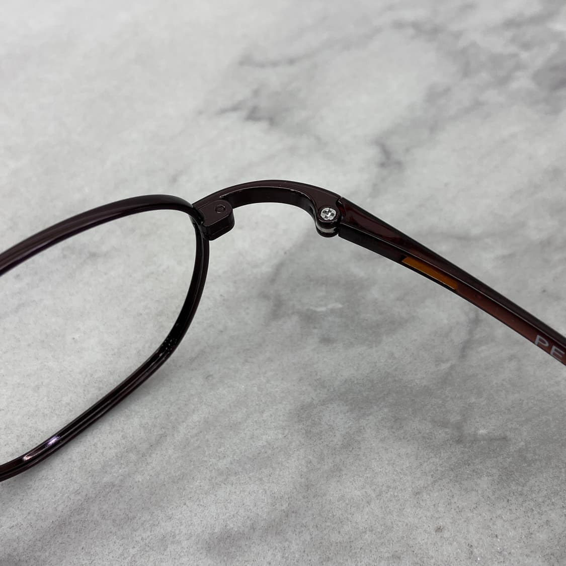 C61 RT 브론즈 어글리 라운드 메탈테 안경 상품이미지3